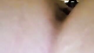 Nerdy milf in glasses shit teasing solo