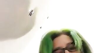 Amateur wife caught pooping at home