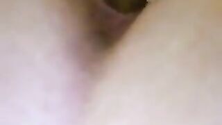 Amateur wife caught pooping at home