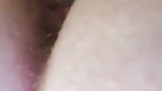 Struggle to poop closeup