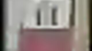 Stunning brunette Japanese gal splashing hard