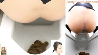 Smooth ass Japanese MILF shits