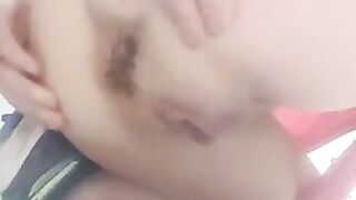 Beautiful huge ass and huge poop