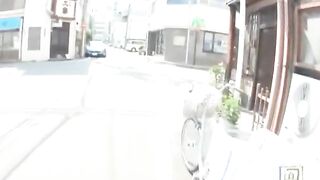 Yummy looking Japanese gal pooping in the public