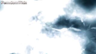 Woman sits on shit and eats it with her partner