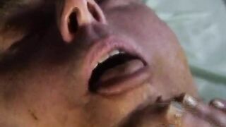 Two beautiful chubby ladies playing with dirty cock