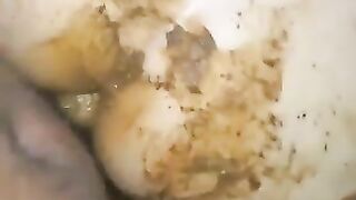 Beautiful German wife getting scat fuck