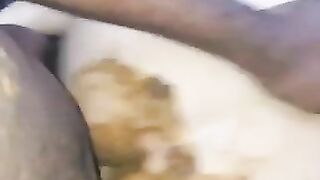 Beautiful German wife getting scat fuck