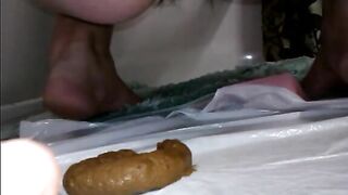 Giant soft shit on the floor