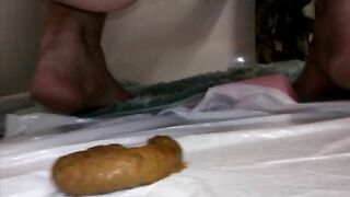 Giant soft shit on the floor