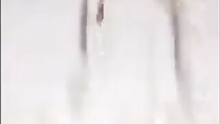 Girl on her period shitting