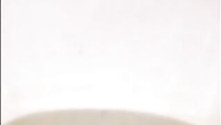 Girl on her period shitting