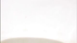 Girl on her period shitting