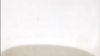 Girl on her period shitting