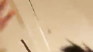 Tasty dark green shit closeup