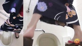 Kimono shit in toilet