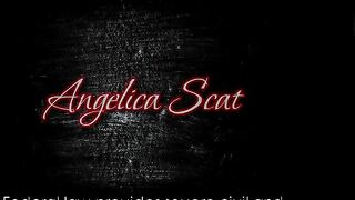 Lady in black tights love pooping