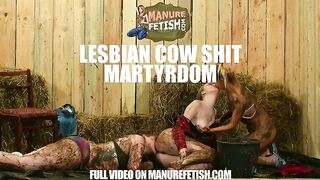 Lesbian Cow Shit Martyrdom Fuck Threesome