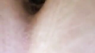 Amateur masked milf in poop closeup