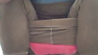 Pooping in an outdoor squat toilet show