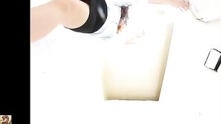 Chubby ass girls and toilet poop