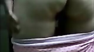 Thick hard messy poop closeup