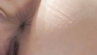 Closeup of big juicy turd