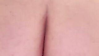 Naughty big booty lady and hot poop pov