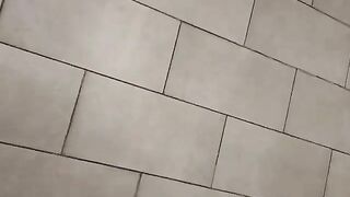 Cute ass lady and lovely poop