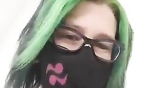 Punk mature lady and hard poop