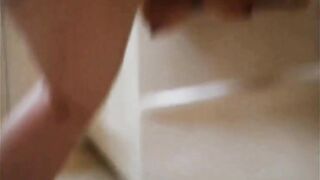 Ass fingering and smearing play