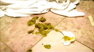 Making nice mess on the floor