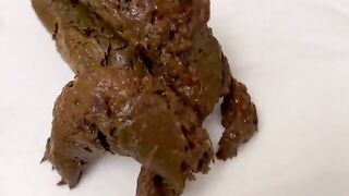 August Four Loads on Toilet Seat