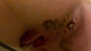 August Four Loads on Toilet Seat