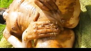 French scat couple messy scat sex