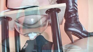 Lady Kalida - The Domina's Toilet & Slave