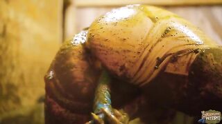 swimsuit with cowshit