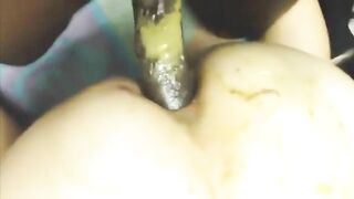 Hot interracial scat fuck
