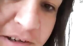 Pretty thick scat lady shitting