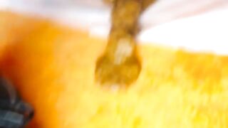 Big shit from curvy ass