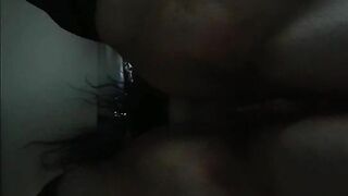 Hot hairy pussy wife pooping play