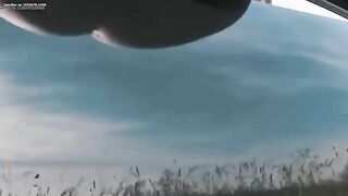 Slutty wife poops through the car window