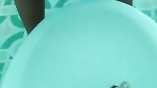 Massive turd in the toilet