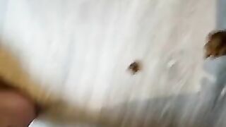 Curvy lady poops in her sexy panties