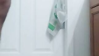 Chubby ass wife poop nice load