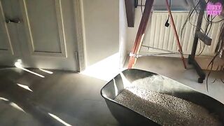 Filling it with her tasty shit