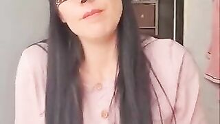 Yummy brunette babe and lovely shit