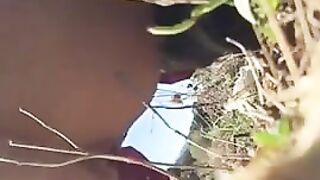 Amateur yummy shit in the backyard