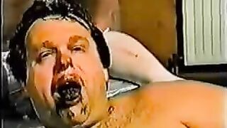Blonde babe eats a pile of shit