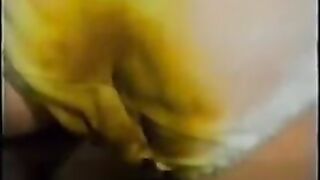 Thick babe pushes out a huge shit on the floor